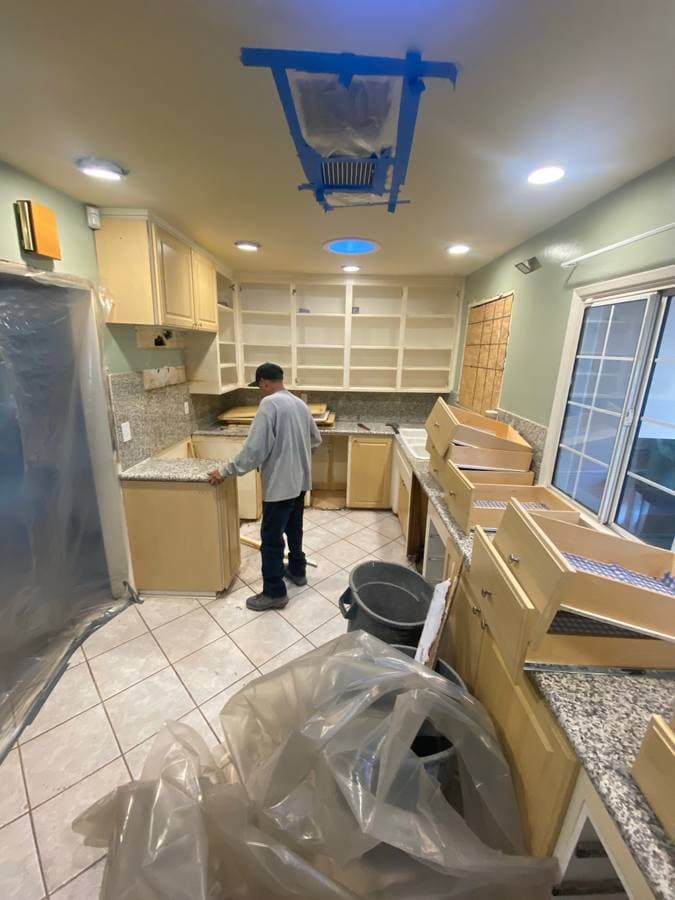 Before bathroom demolition project in San Diego