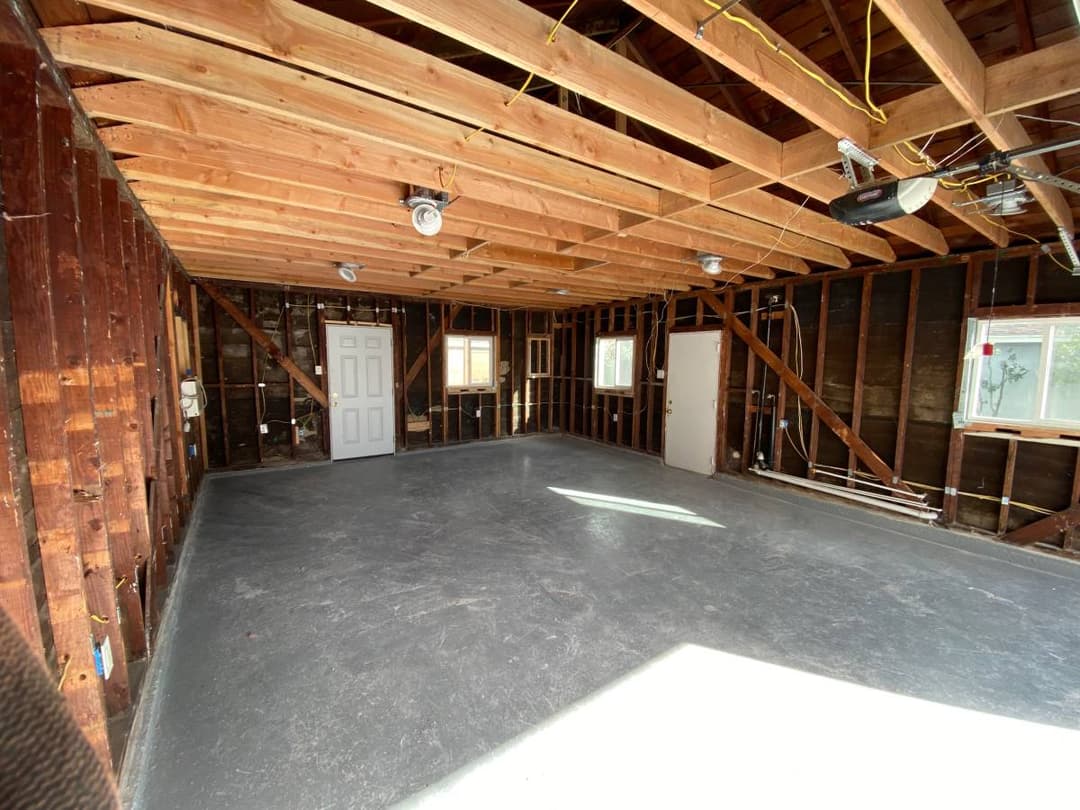 After concrete driveway demolition in San Diego