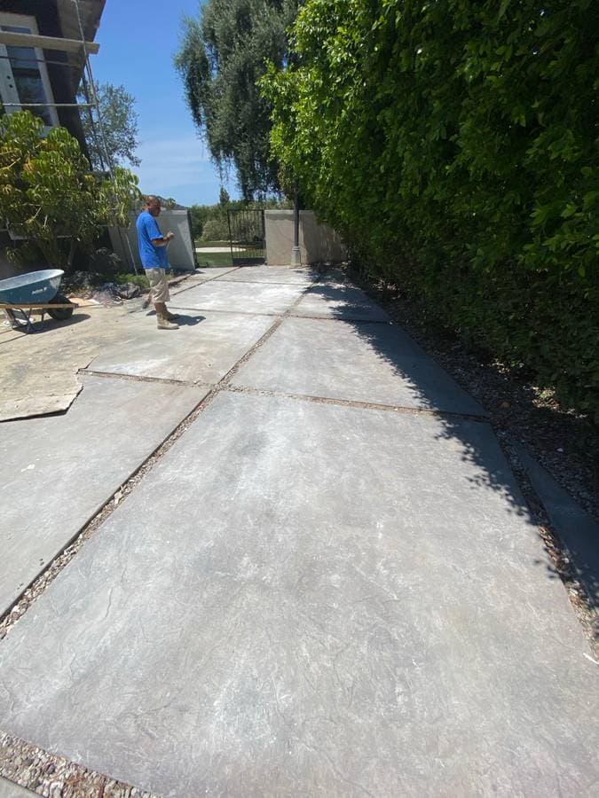 After backyard debris cleanup in San Diego